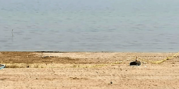 Gölde 7 el bombası bulundu