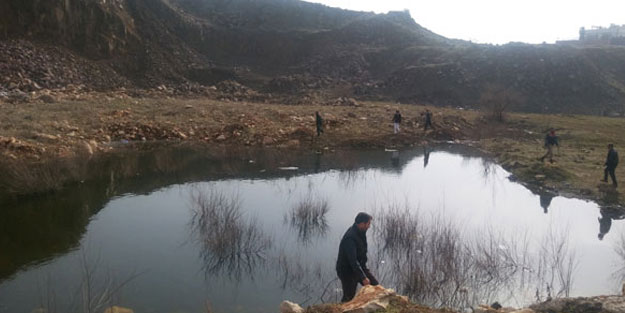 Gölete düşen 2 kardeş, boğulmaktan son anda kurtuldu