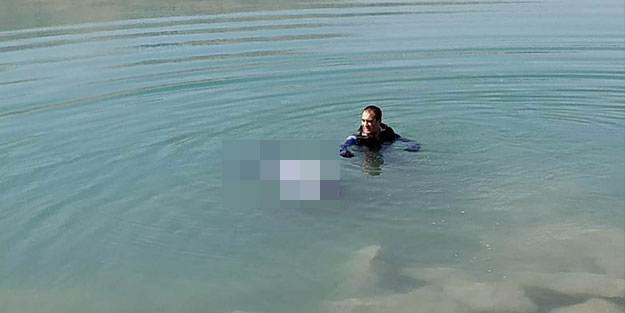 Göletteki cesedi görenler hemen polisi aradı