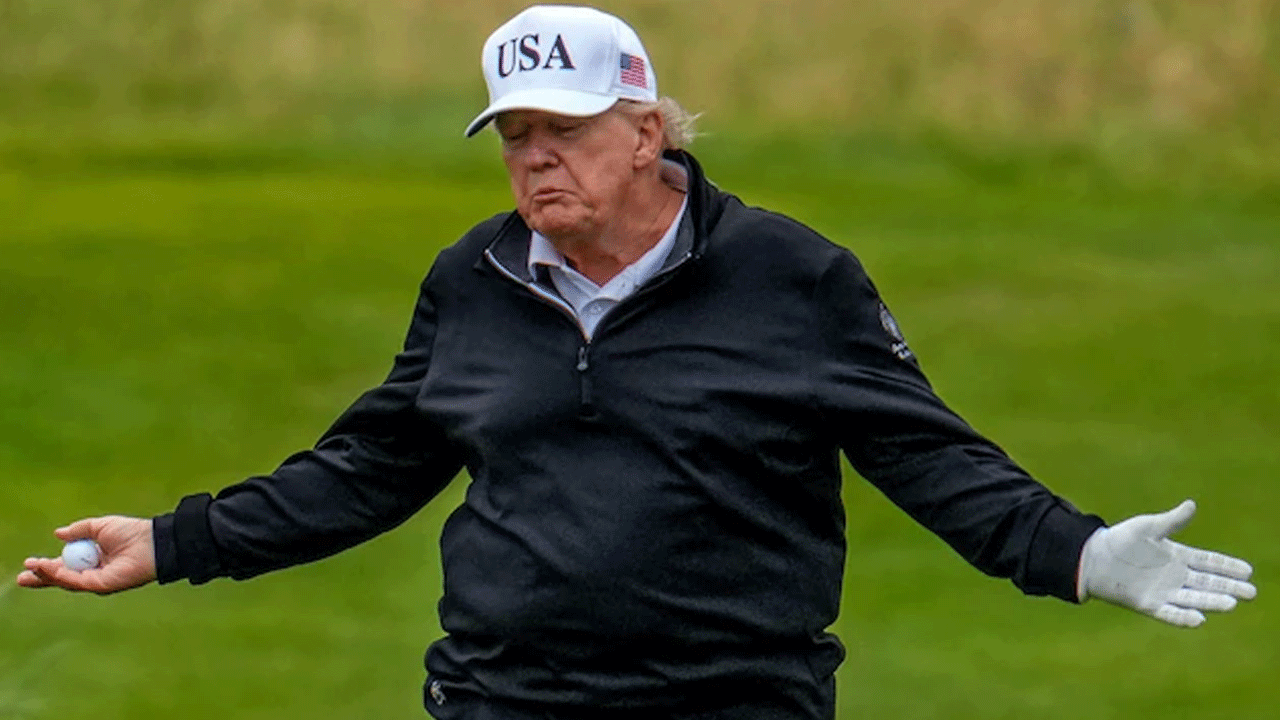 Golf tesisi açan Trump: Savaşları durdurmak daha önemli