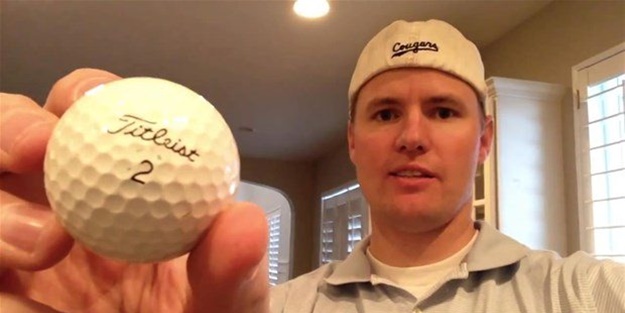 Golf topunun içinden bakın ne çıktı!