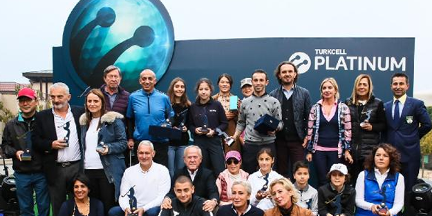 Golfte ödüller sahiplerini buldu