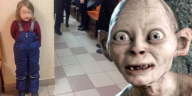 Gollum'a benzettiği komşusunun 5 yaşındaki kızını öldürmeye çalıştı