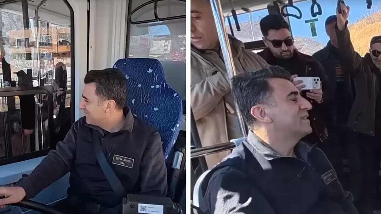 Gönülleri fetheden görüntü! Direksiyon başındaki isim takdir topladı