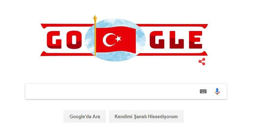 Google Cumhuriyet Bayramı'nı kutladı