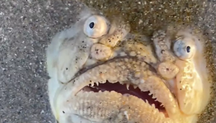 Gören cep telefonuna sarıldı! Sahilde bulunan balık bir bakana bir daha baktırdı... 