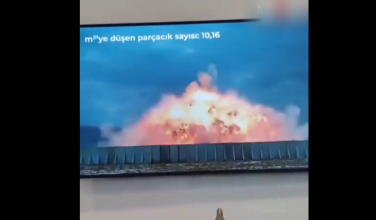 Görenler atom bombası sandı! Uçak bombası olan GAZAP böyle görüntülendi