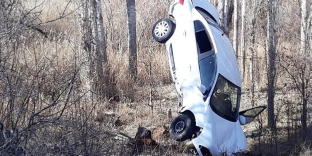 Görenler gözlerine inanamadı... Yok böyle kaza!