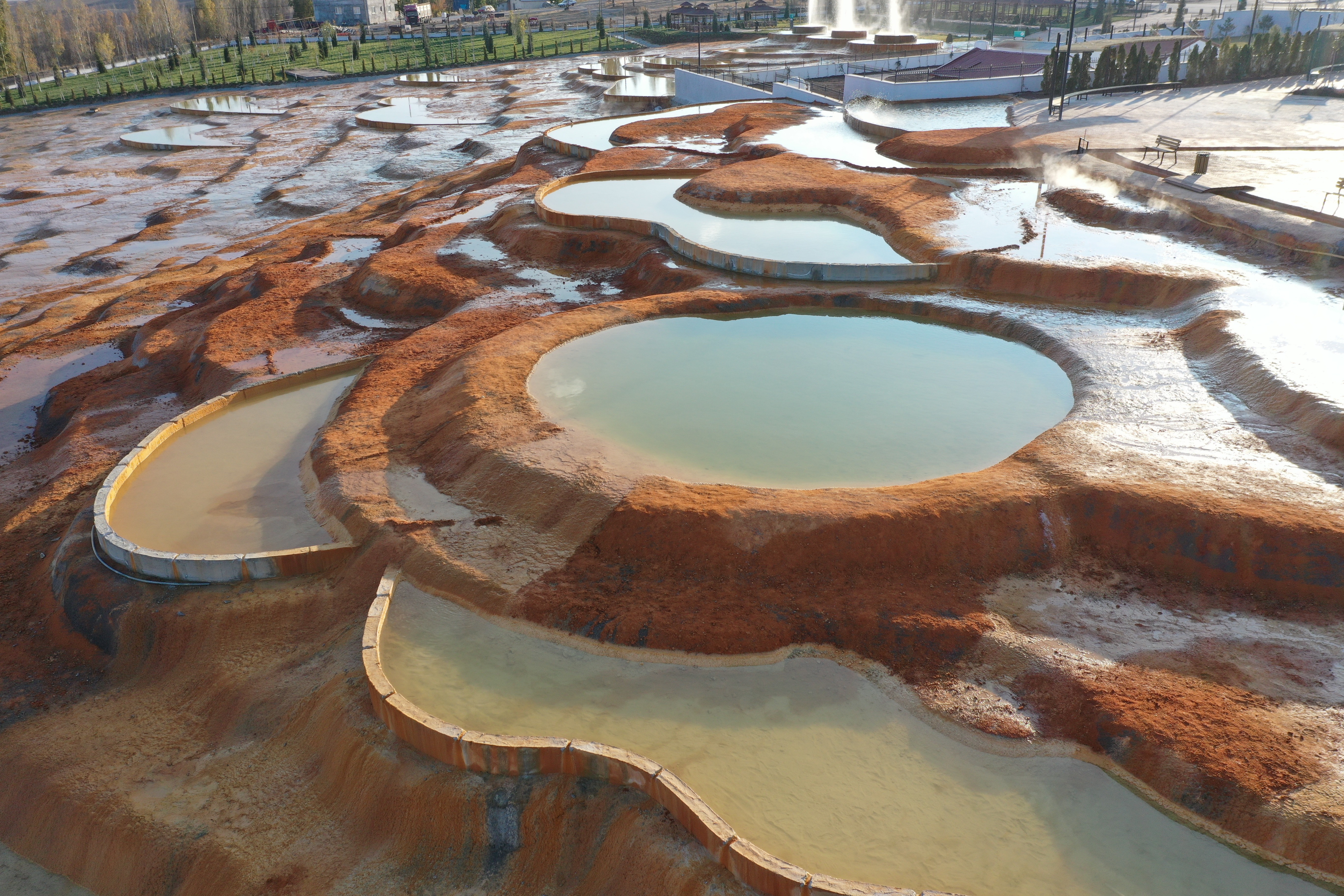 Görenler Pamukkale sanıyor ama durum çok farklı!