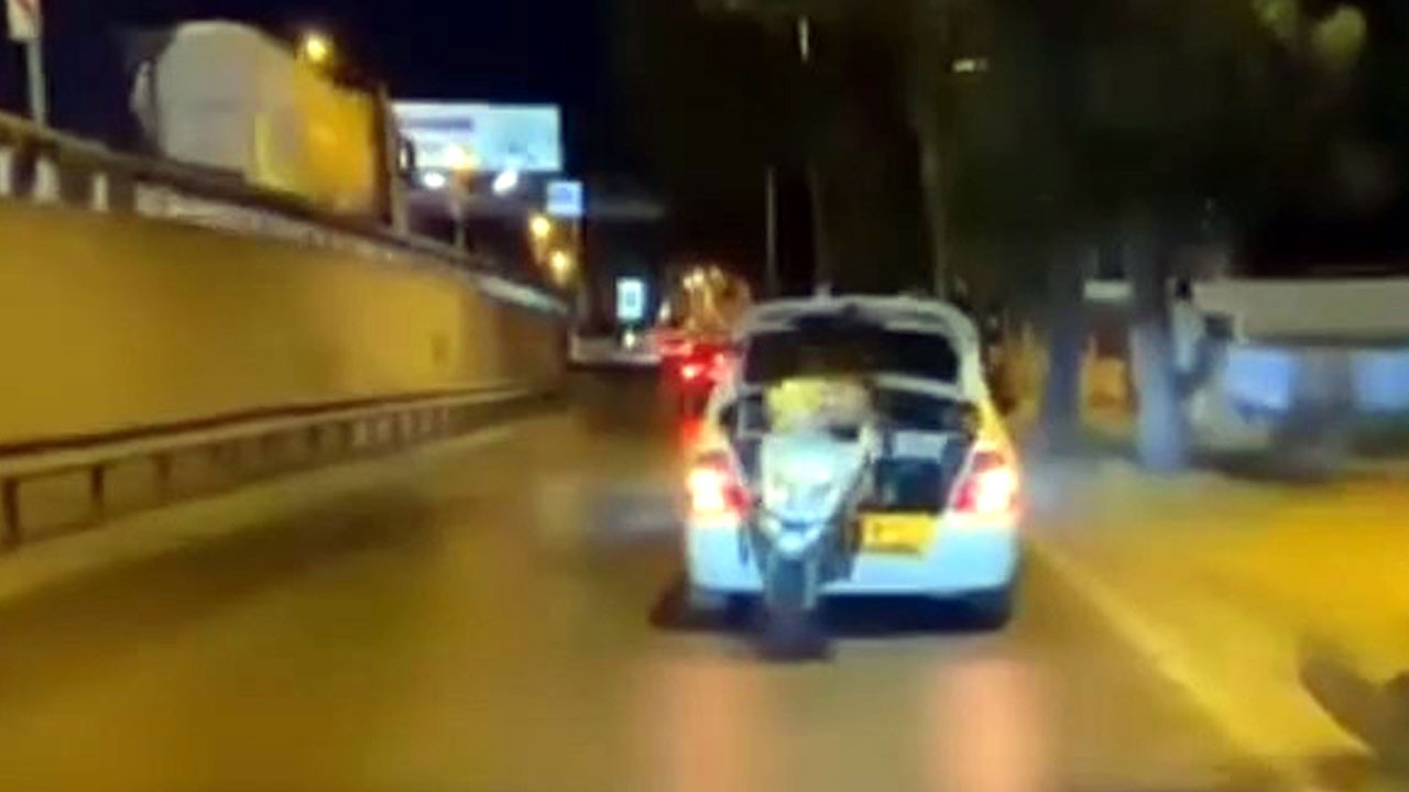 Görenler şaşırıp kaldı! İstanbul trafiğinde akılalmaz görüntü