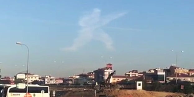 Görenler şaşkına döndü, işte o ilginç görüntü
