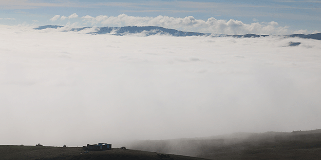 Sivas sis denizinde kayboldu, görenler mest oldu!