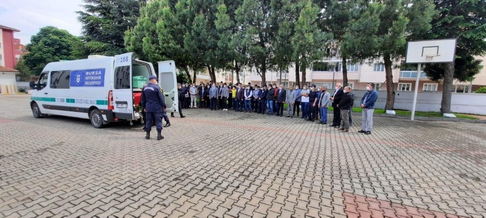 Görev başında kalp krizi geçiren Jandarma uzman çavuşa veda 