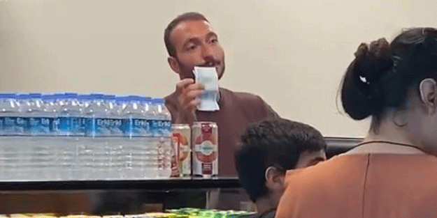 Görkem Sevindik, hastane kantininde satış yaparken görüntülendi