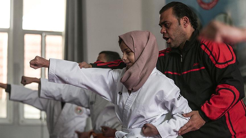 Görme engelli kız çocuğunun 'siyah kuşak' hayali