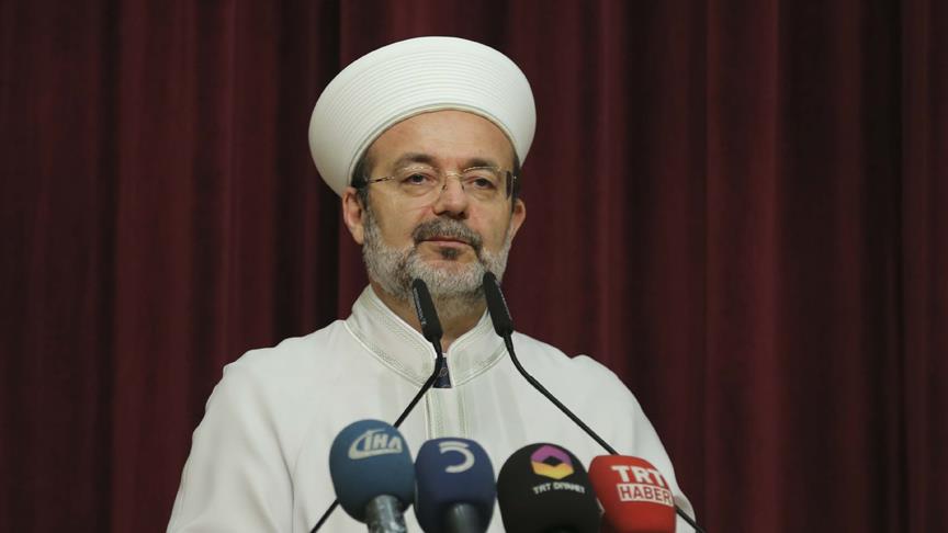 Görmez'den Diyanet personeline veda