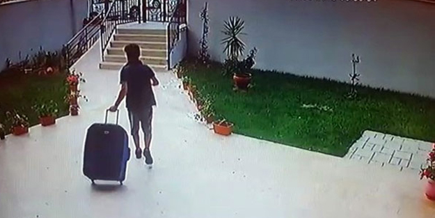 Görülmemiş hırsızlık! Poşetle girdi, bavulla çıktı!