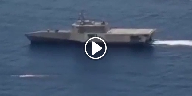 Görünmez savaş gemisinin bombalı testi
