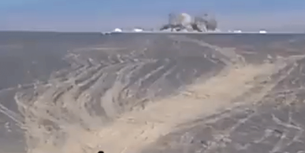 Görüntüler servis edildi! İran jeti akıllı bombayı böyle bıraktı