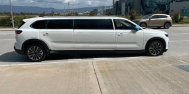 Görüntüler sızdırıldı! Türkiye limuzin üretti