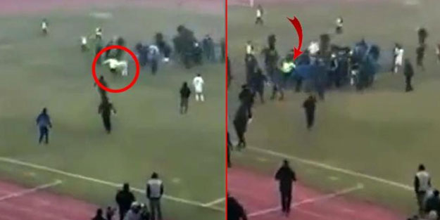 Gösterdiği son kırmızı kart oldu! Hakemi döve döve öldürdüler