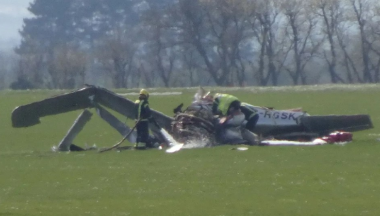 Gösteri uçağı çakıldı! Pilot kurtarılamadı