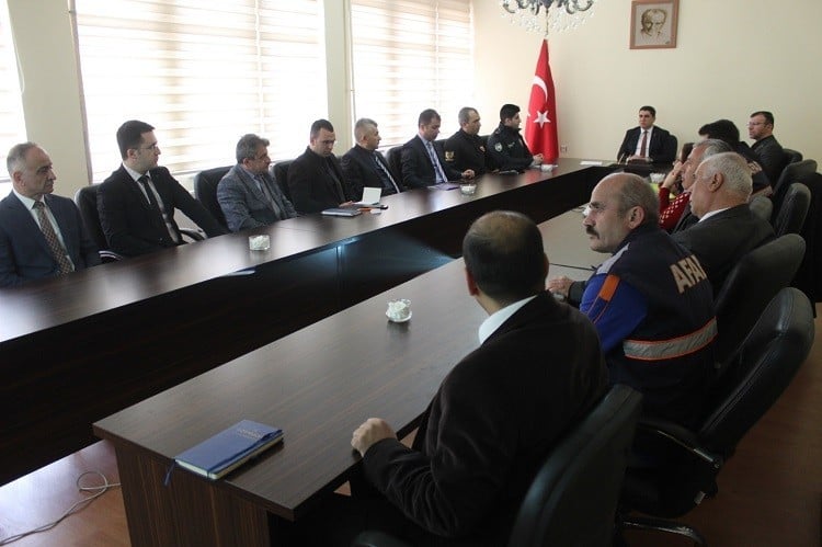 Göynücek’te Afet Müdahale Toplantısı yapıldı 