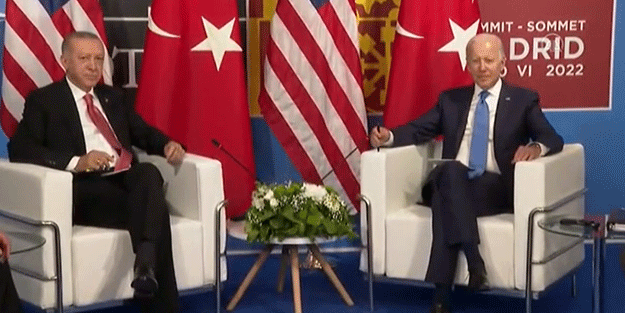 Gözler Madrid'de! Erdoğan - Biden görüşmesi başladı