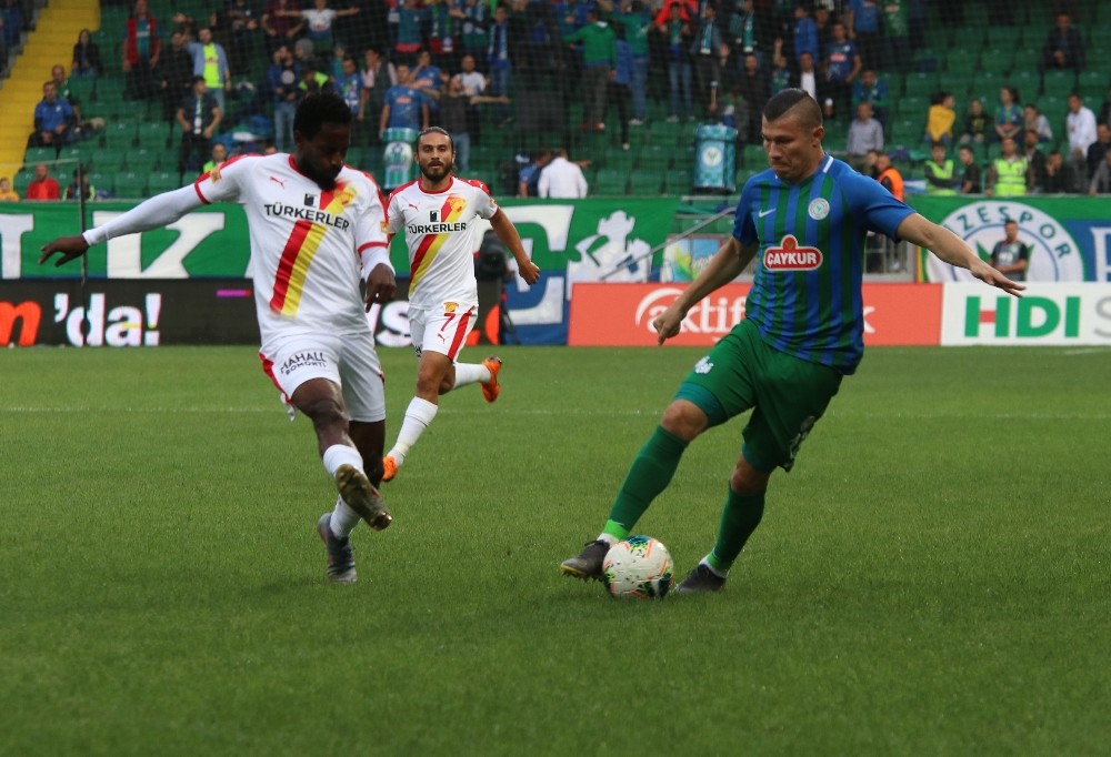 Göztepe ve Rizespor 14. randevuda 