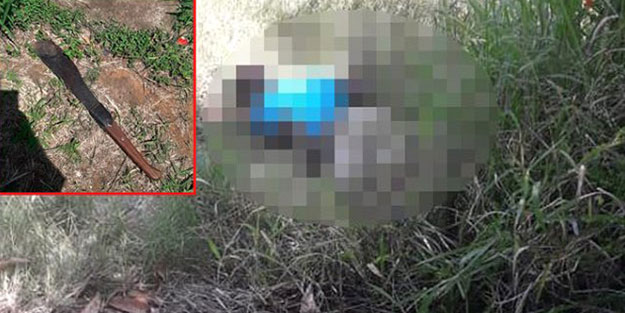 Gözü dönen koca, sapığı palayla doğradı
