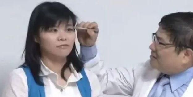 Gözünden çıkanlar doktoru bile şoke etti! 