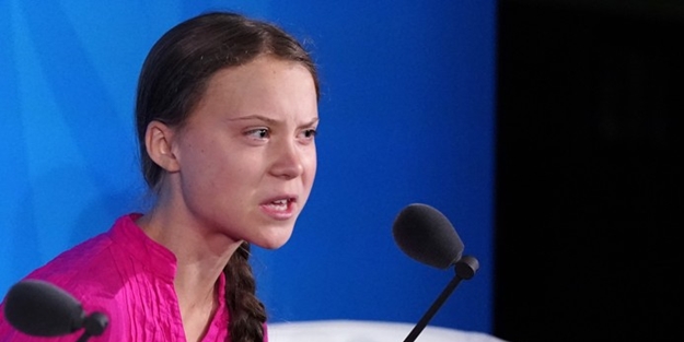 Greta Thunberg'den bebek katili YPG paylaşımı