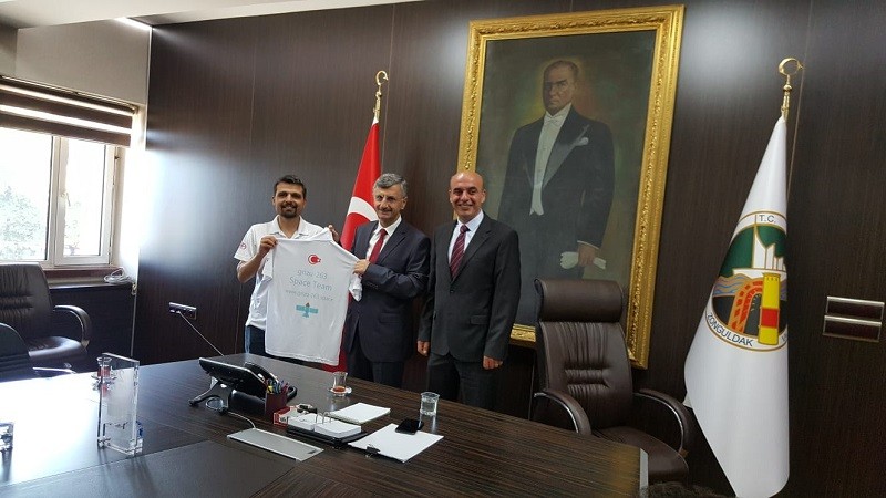 Grizu-263 Uzay Takımı, Vali Bektaş’ı ziyaret etti 