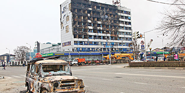 Grozni’de çatışma