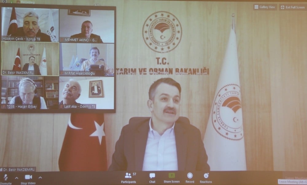 GTB Başkanı Akıncı Bakan Pakdemirli’ye canlı hayvan üreticilerinin sorunlarını iletti 