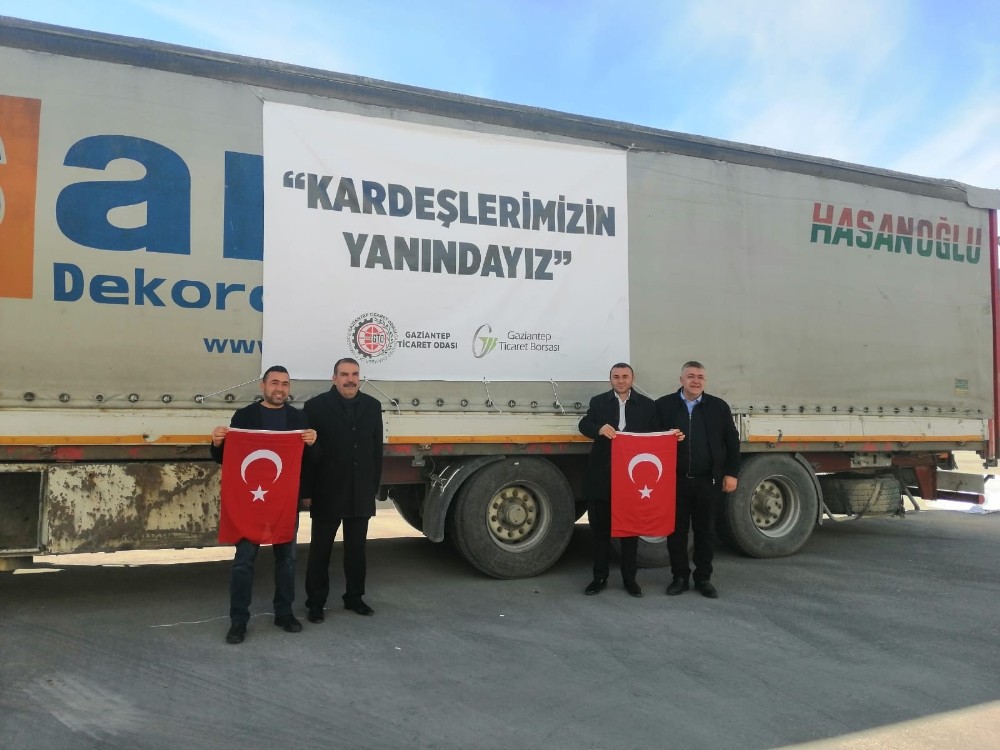 GTB’nin gıda yardımları deprem bölgesine gönderildi 