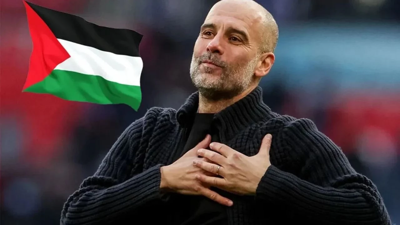 Guardiola'dan, Gazze'deki ampute futbol takımına anlamlı destek