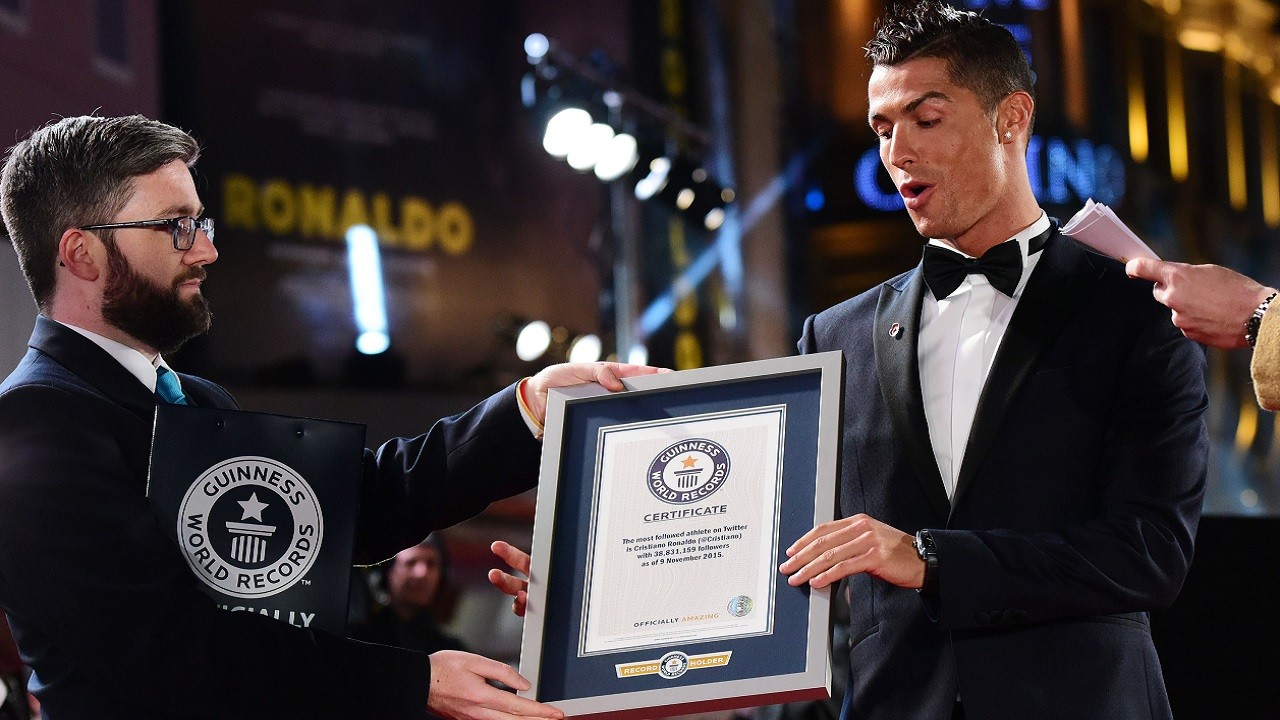 Guinness’ten Cristiano Ronaldo’ya kutlama