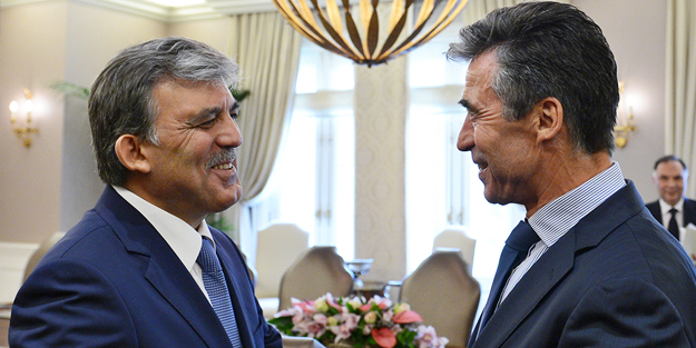 Gül ve Erdoğan, Rasmussen’i kabul etti