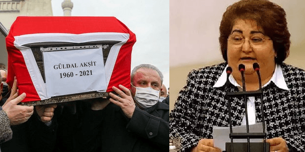 Güldal Akşit son yolculuğuna uğurlandı