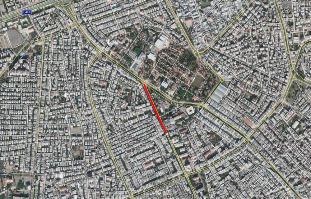 Güllük Caddesinde üçüncü etap başlıyor 