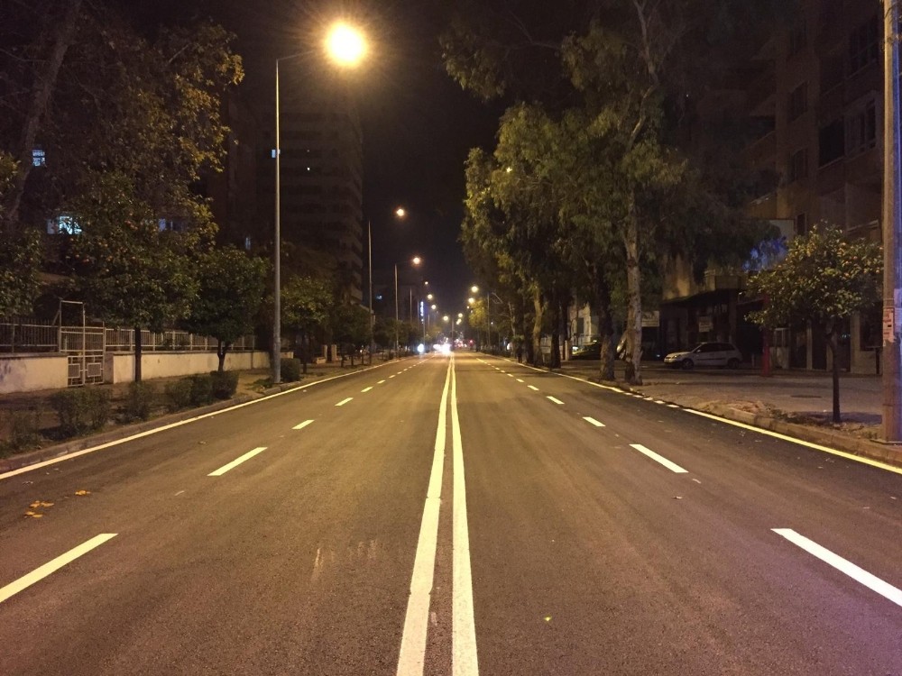 Güllük Caddesi’nin asfaltı yenilendi 