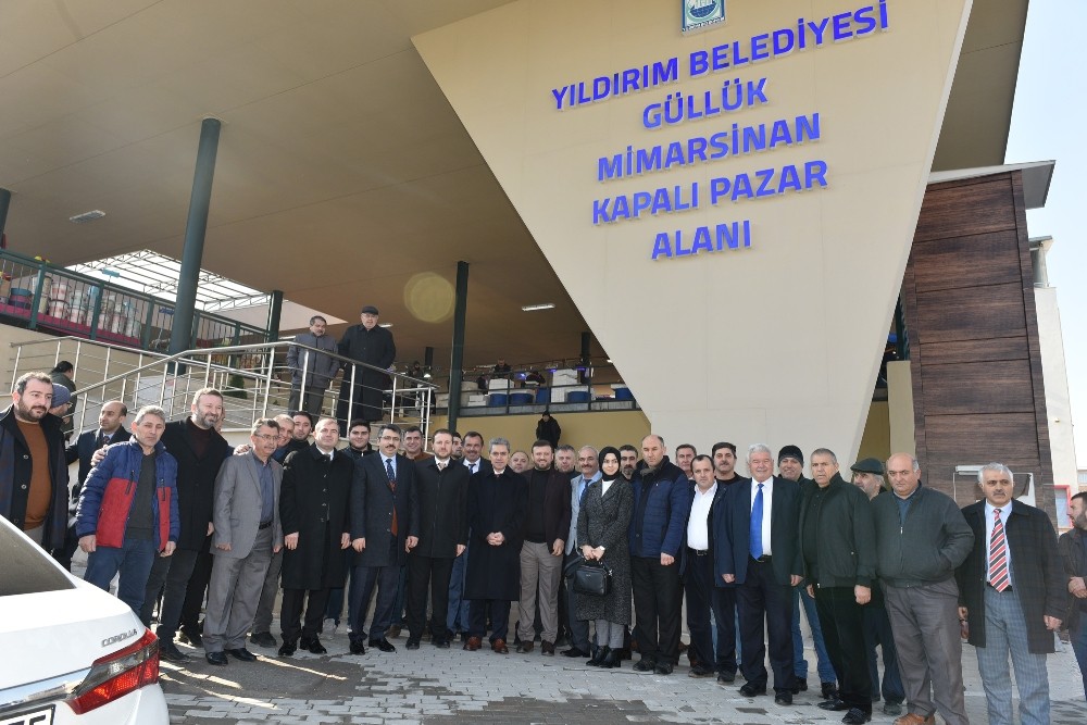 Güllük ve Mimarsinan’a modern pazar yeri 