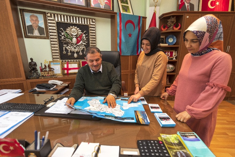 Gülnar’ın turizm haritası hazırlandı 