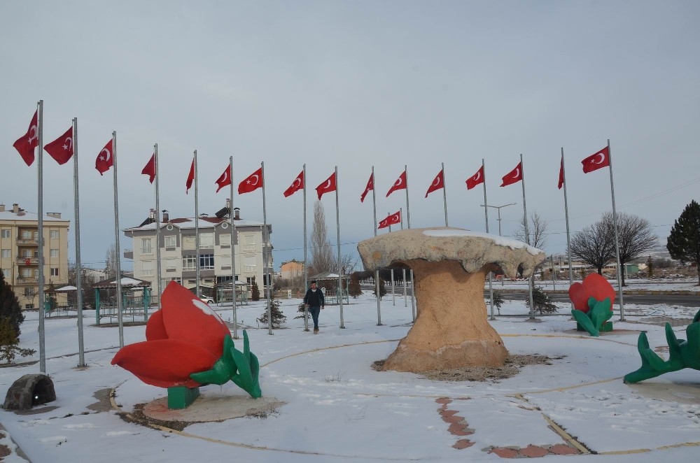 Gülşehir Belediyesi, Türk Bayraklarını yeniliyor 