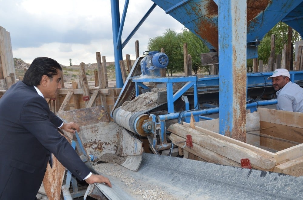 Gülşehir’de kilitli parke taş ocağı faaliyete geçti 