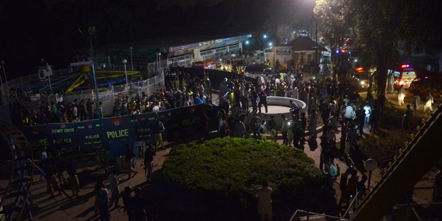 Parkta büyük patlama: Çok sayıda ölü var