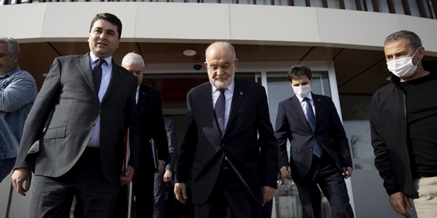 Gültekin Uysal'dan Temel Karamollaoğlu'na ziyaret