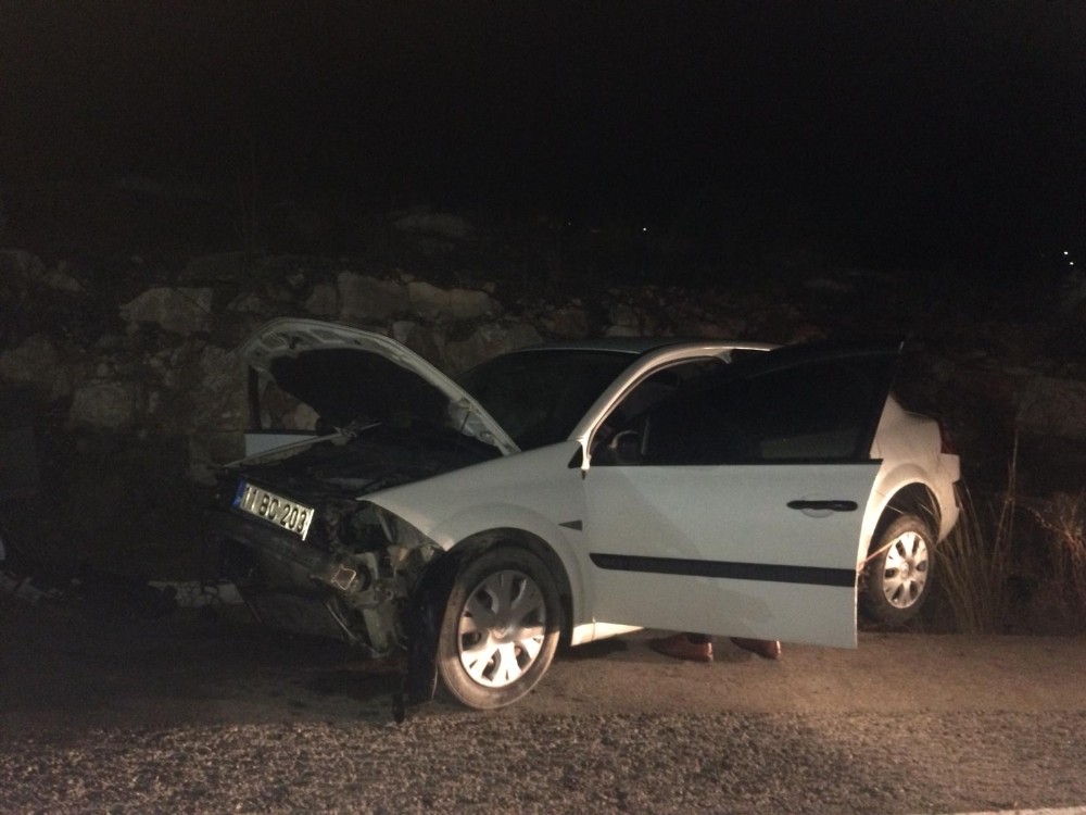 Gülümbe rampalarında trafik kazası; 2 yaralı 