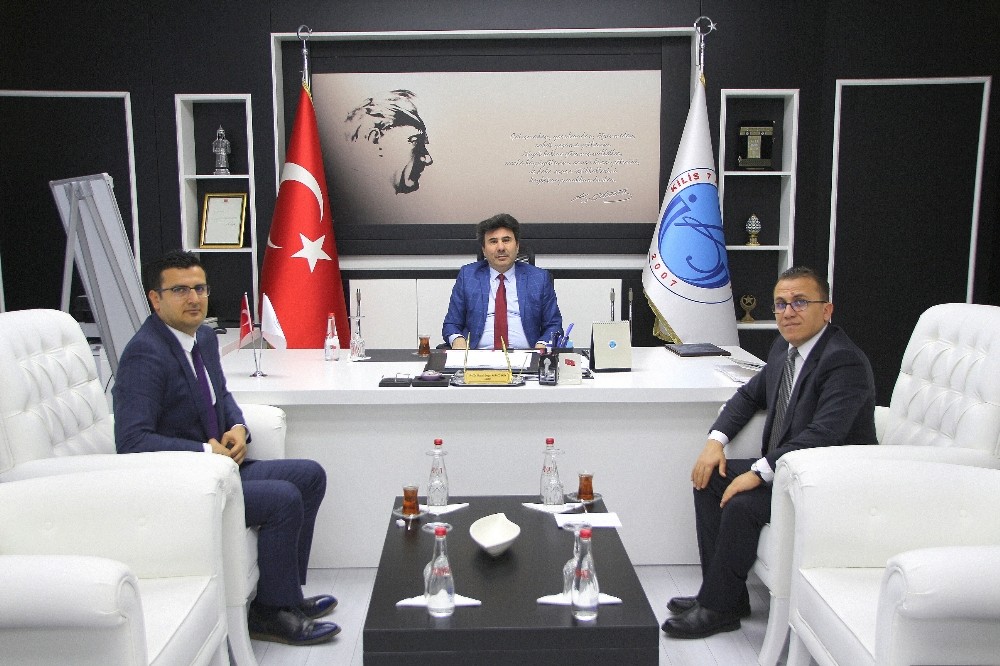 Gümrük Müdürleri Rektör Karacoşkun’la bir araya geldi 